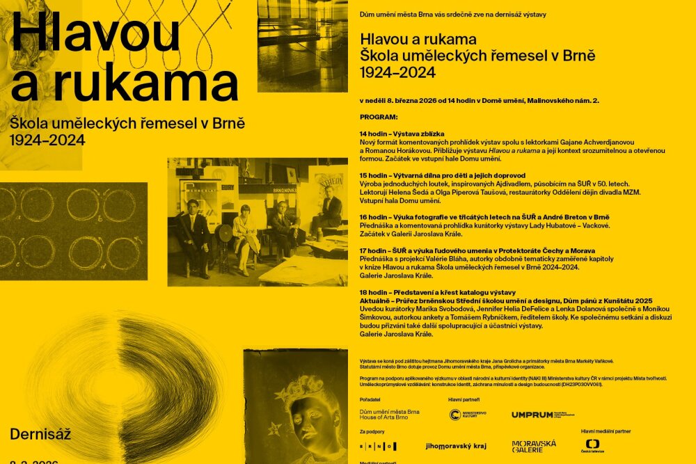 Hlavou a&nbsp;rukama. Škola uměleckých řemesel v&nbsp;Brně 1924–2024